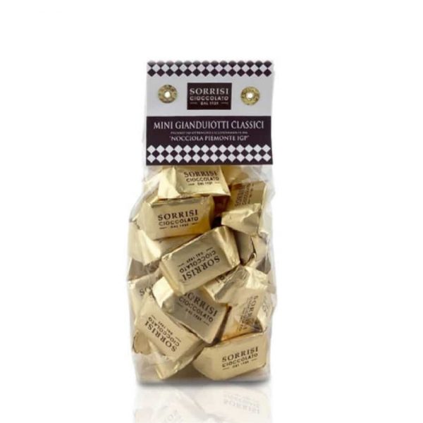 Italienische Nougatpralinen Mini Gianduiotti Classici