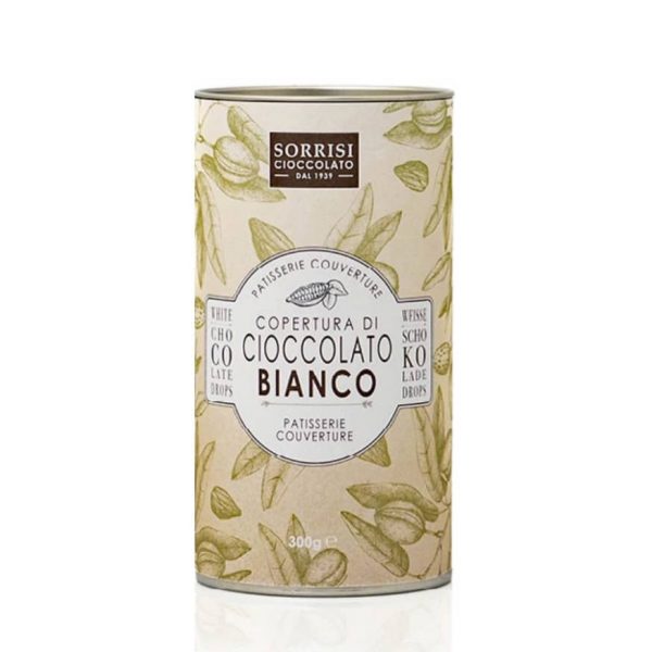 Italienisches Kakaopulver Gocce di cioccolato bianco – Trinkschokolade