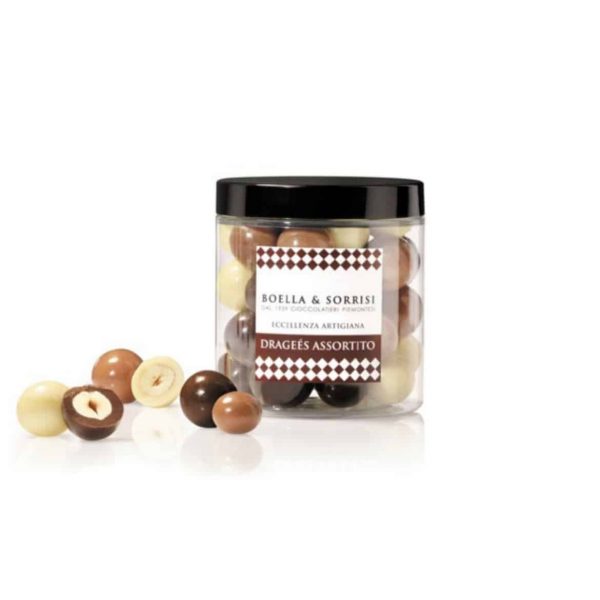 Italienische Haselnussdragees Dragees Nocciola  Assortite