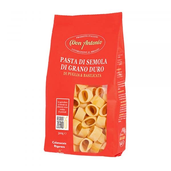Don Antonio/ Pasta Di Semola Grano Calamarata / Rigavera