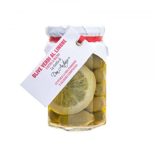 Don Antonio Olive Verdi al Limone Grüne Oliven mit Zitrone