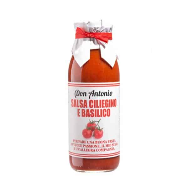 Don Antonio Salsa di Ciliegino e Basilico Tomatensauce aus Kirschtomaten mit Basilikum