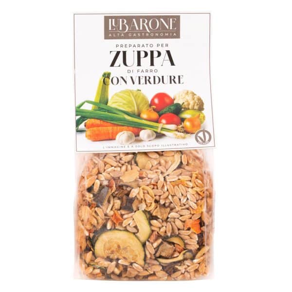 Lu Barone Preparato per Zuppa di Farro con Verdure Dinkelsuppe mit Gemüse