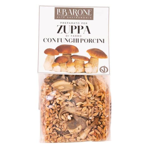 Lu Barone Preparato per Zuppa di Farro con Funghi Porcini