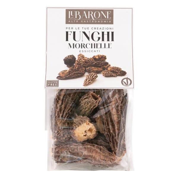 Funghi Morcheln Essiccati Getrocknete Morcheln